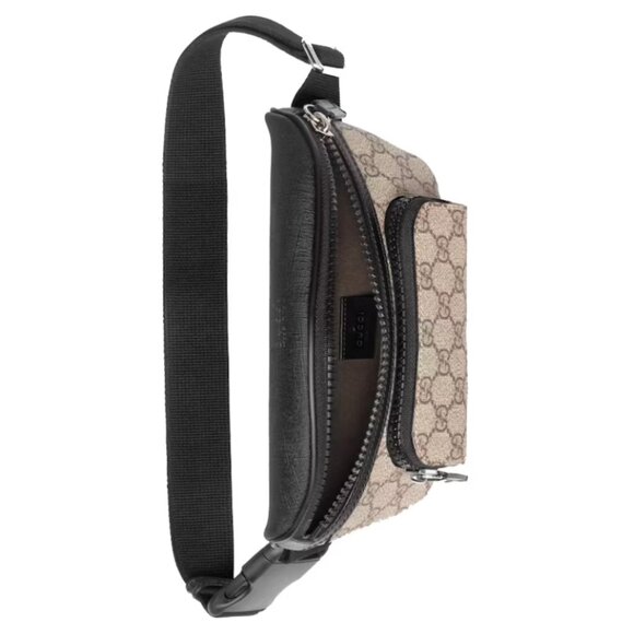 Gucci Black GG Supreme Canvas Eden Belt Bag - Picture 6 of 11
